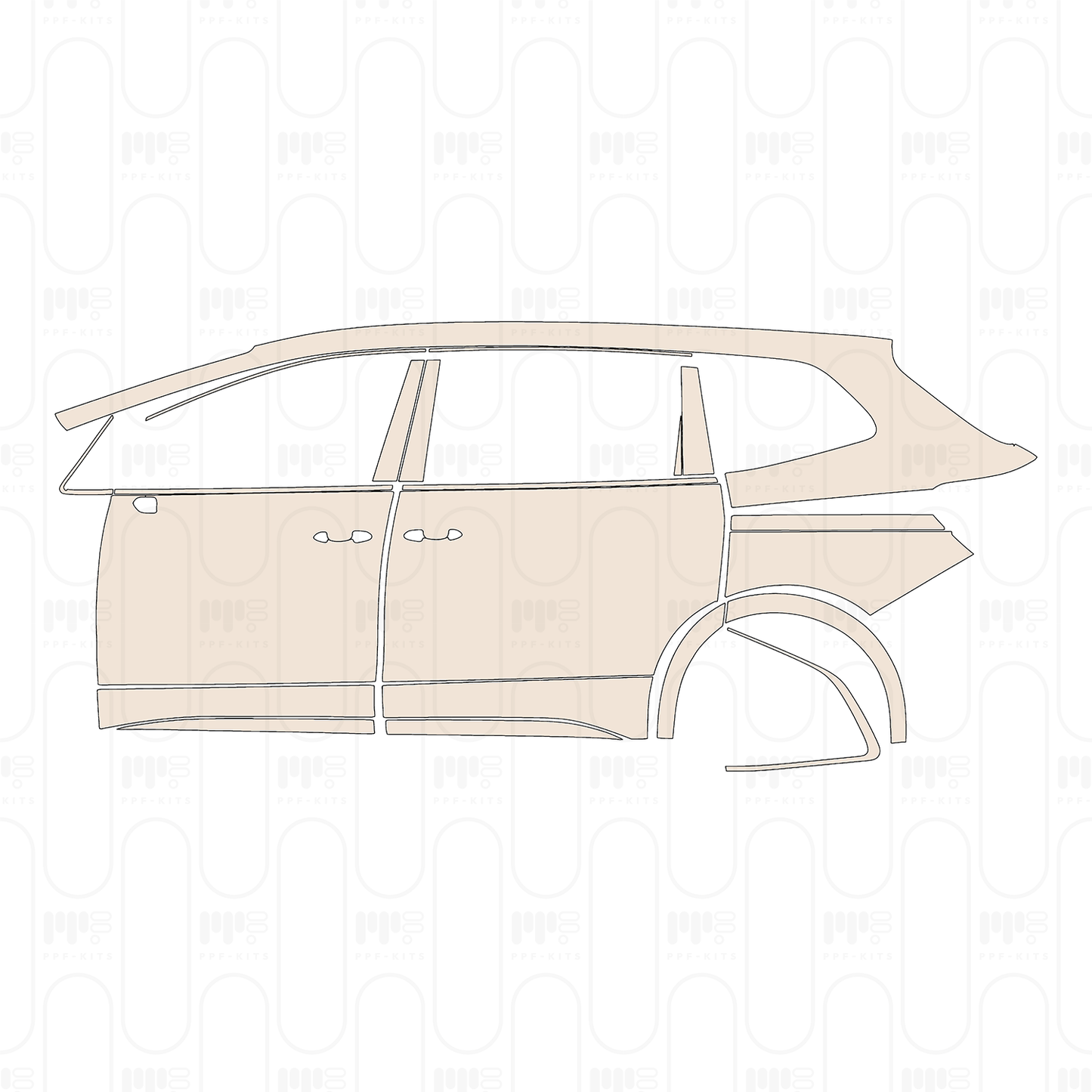 Voorgesneden PPF Volkswagen Viloran Luxury 2023