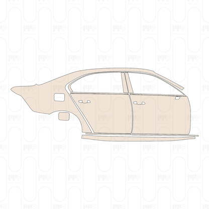 Voorgesneden PPF Volkswagen Phideon 2023