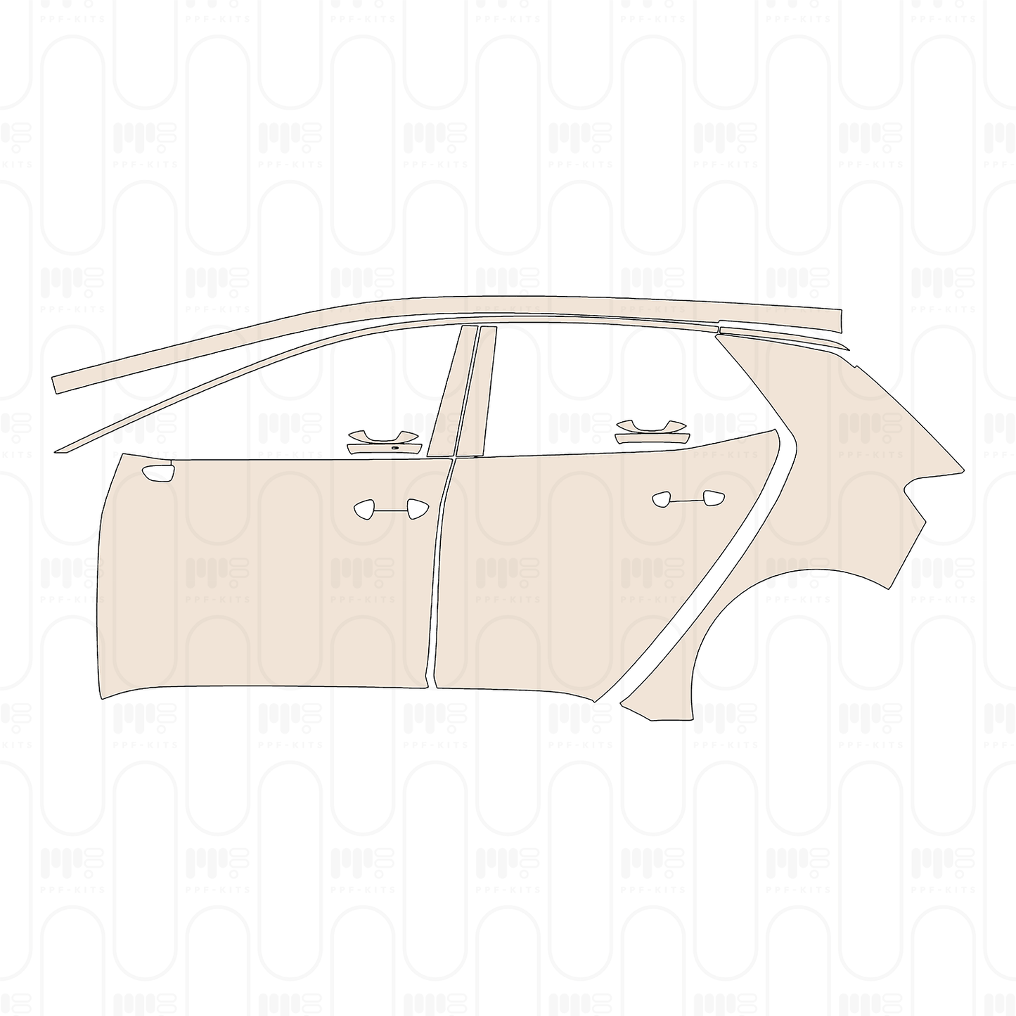 Voorgesneden PPF Volkswagen ID.3 (CN) 2022