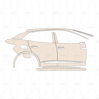 Voorgesneden PPF Volkswagen ID.4 (CN) Crozz 2022