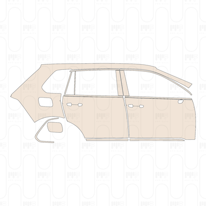 Voorgesneden PPF Volkswagen Tiguan (EU) Elegance 2023