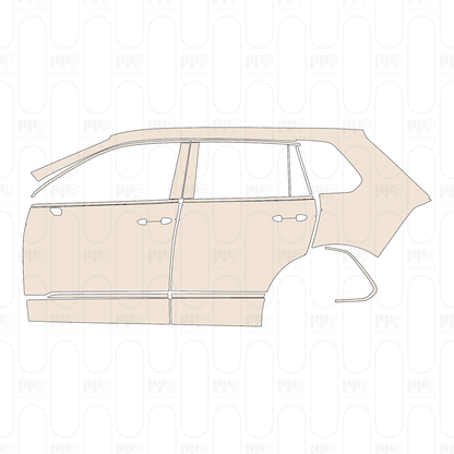 Voorgesneden PPF Volkswagen Tiguan (EU) R 2023