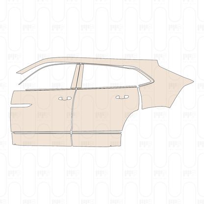 Voorgesneden PPF Volkswagen Atlas Cross Sport (US) SE 2023