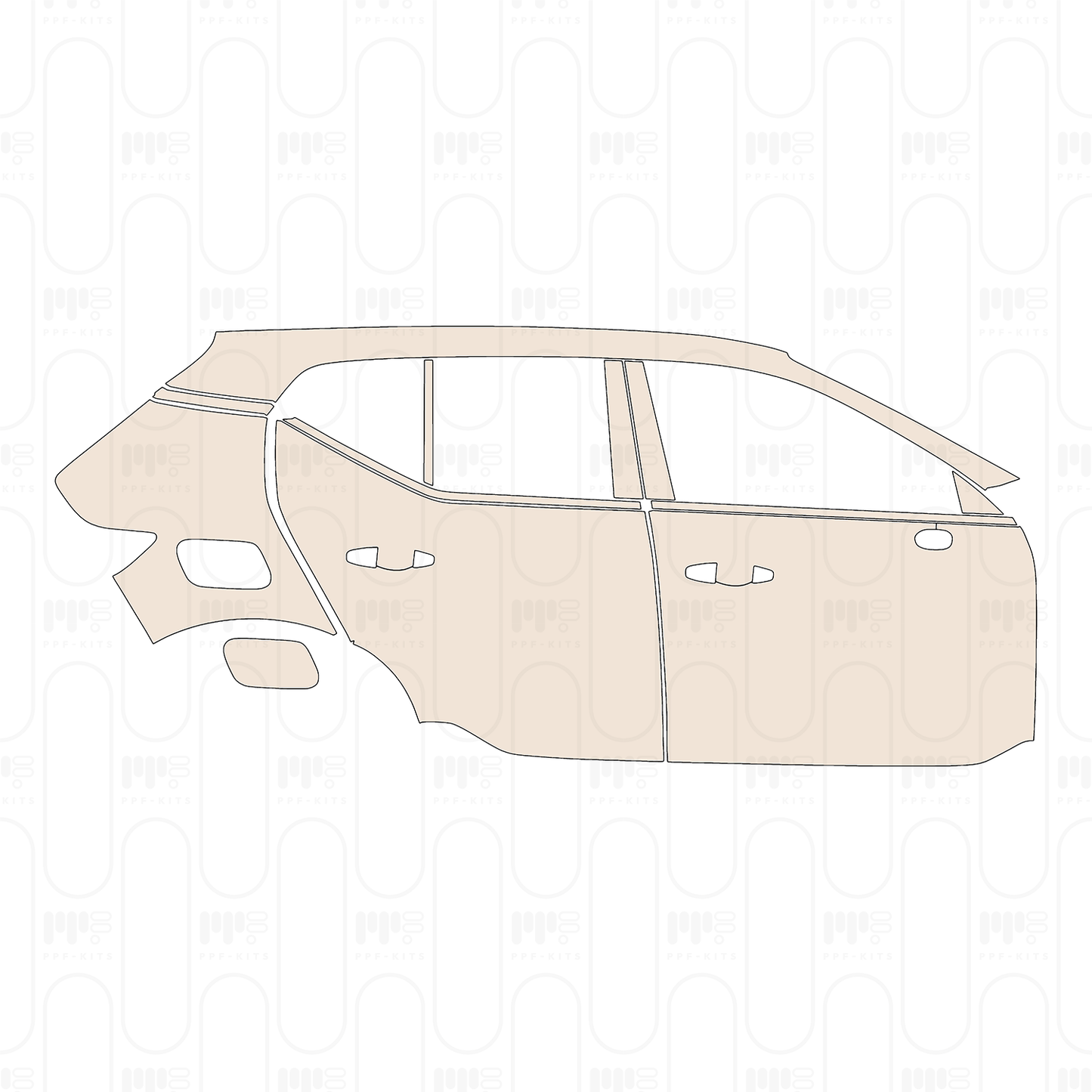 Voorgesneden PPF Volvo XC40 R-Design 2023