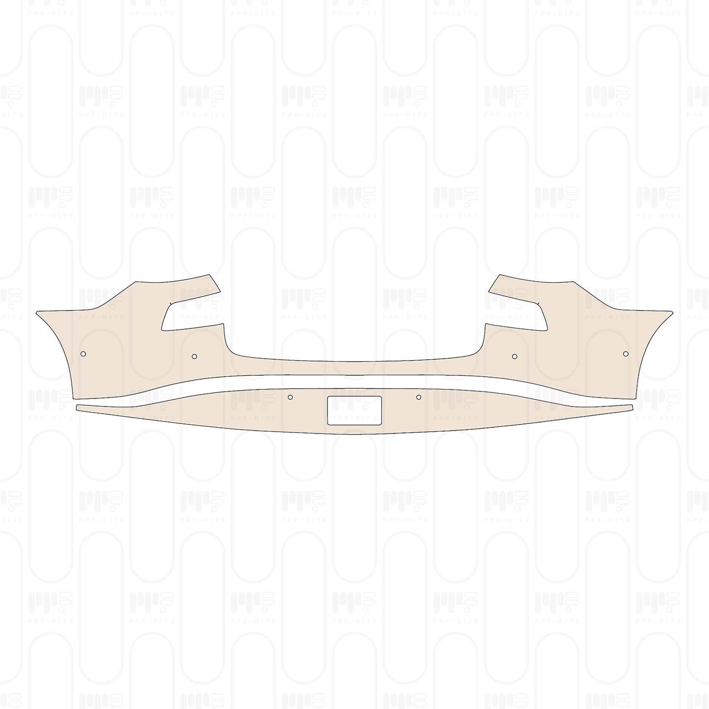 Voorgesneden PPF Xpeng P7 2023