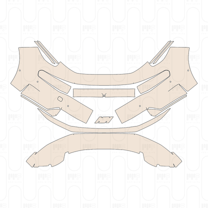 Voorgesneden PPF Zeekr 001 2022
