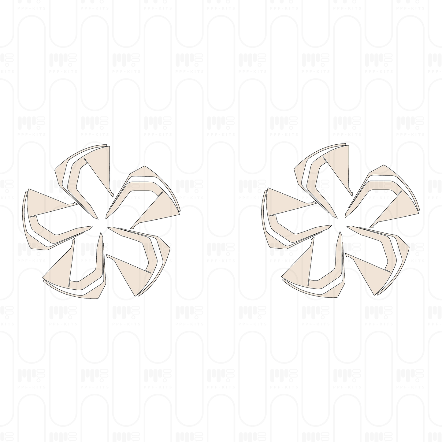 Voorgesneden PPF Zeekr 001 2022