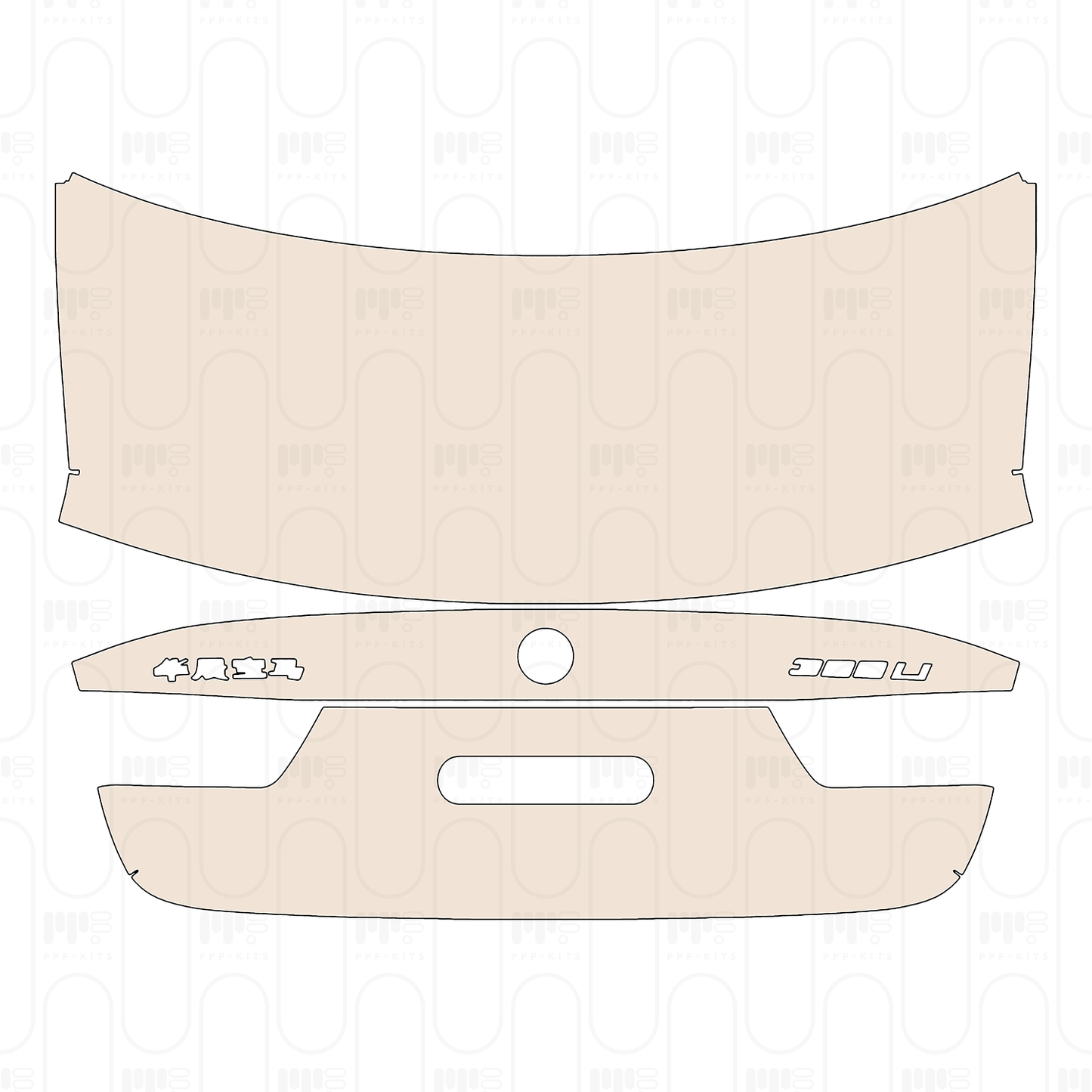 Voorgesneden PPF BMW 3 Series Sedan Base Extended Wheelbase 2022