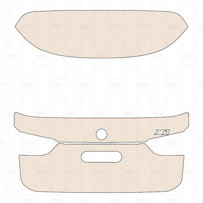 Voorgesneden PPF BMW X1 Extended Wheelbase Base 2022