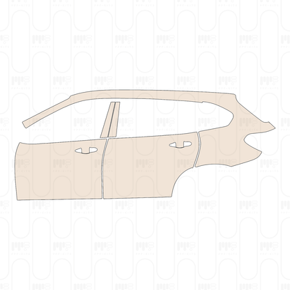 Voorgesneden PPF BMW X1 Extended Wheelbase Base 2022