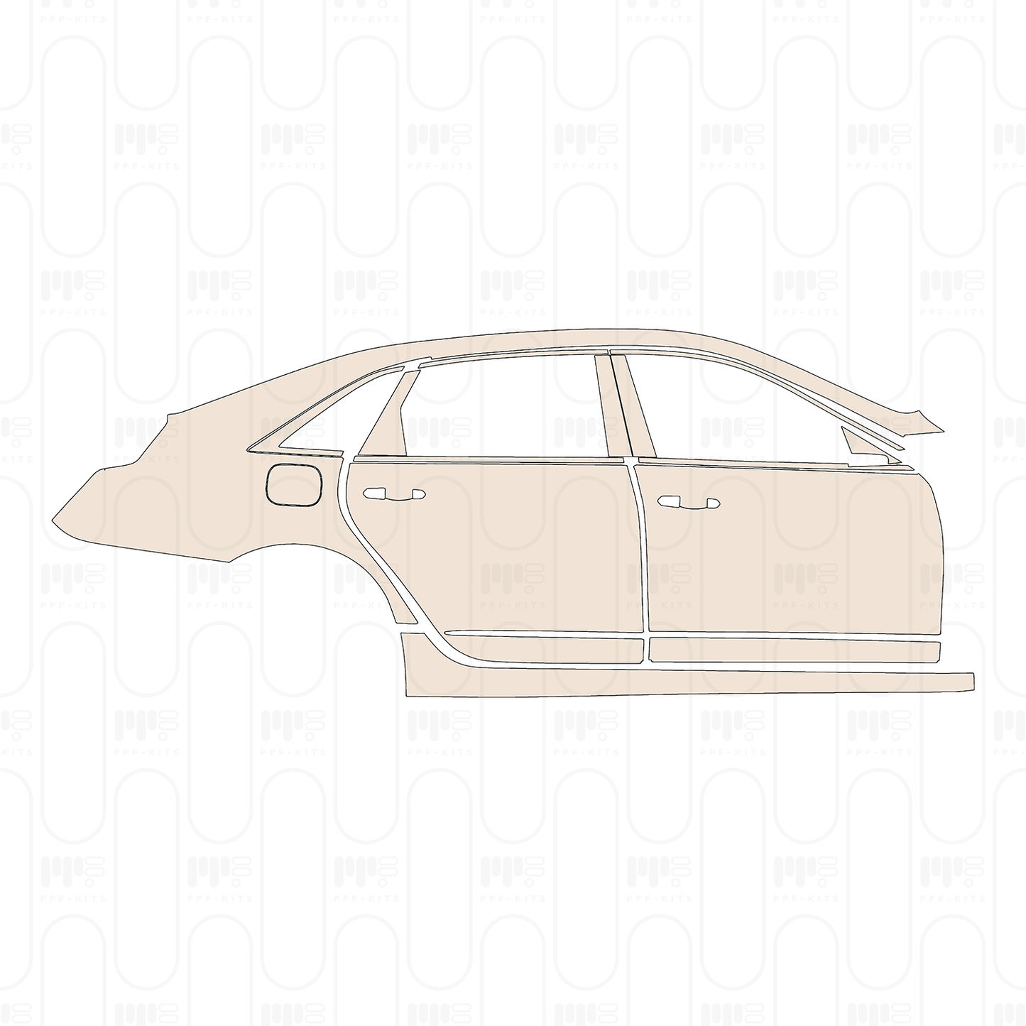 Voorgesneden PPF Cadillac CT6 Platinum 2022
