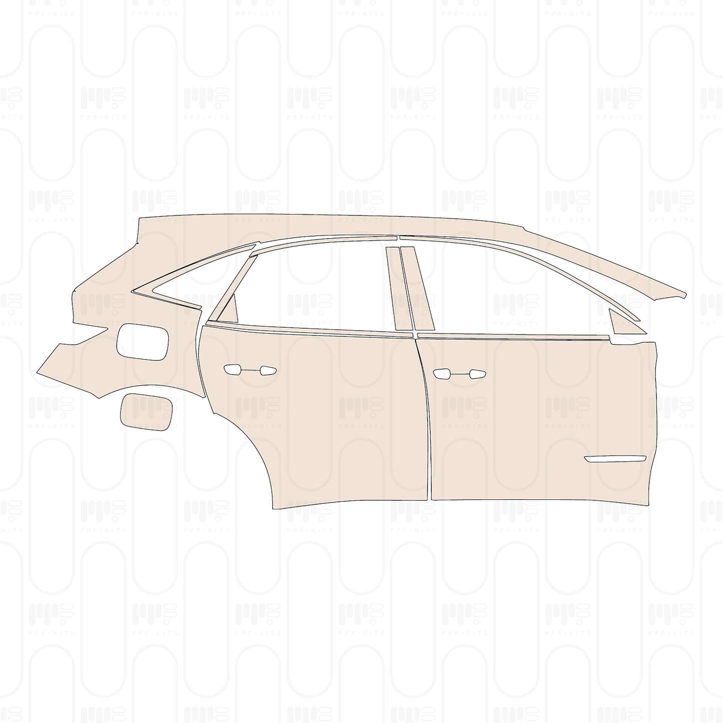 Voorgesneden PPF DS Automobiles DS 7 2022