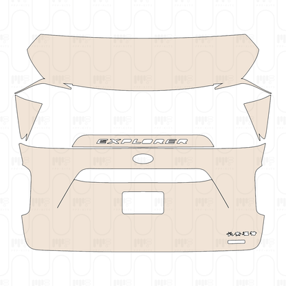 Voorgesneden PPF Ford Explorer (CN) 2022