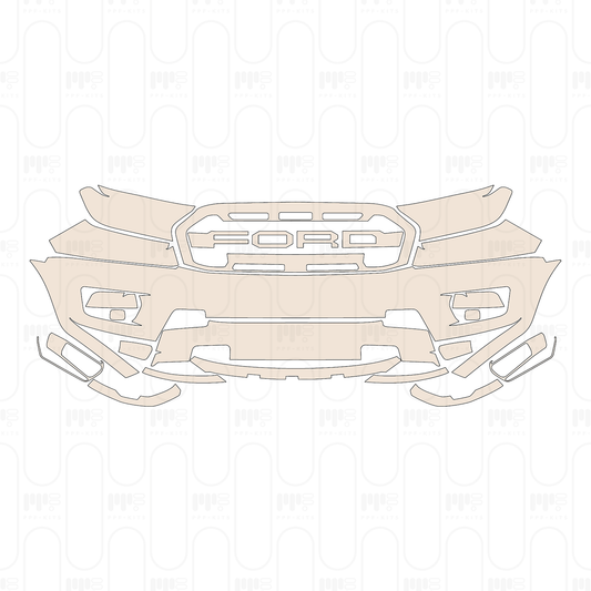 Voorgesneden PPF Ford Ranger (EU) Raptor 2022