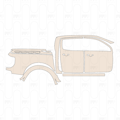 Voorgesneden PPF Ford Ranger (EU) Raptor 2022