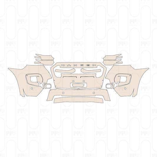 Voorgesneden PPF Ford Ranger (EU) Wildtrak 2022