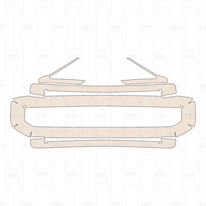 Voorgesneden PPF Ford Super Duty F-250 Crew Cab Lariat 2022