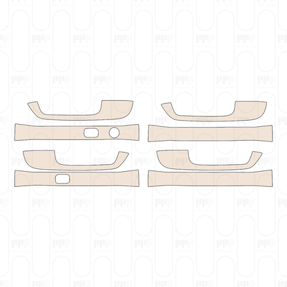 Voorgesneden PPF Ford Super Duty F-250 Crew Cab Platinum 2022