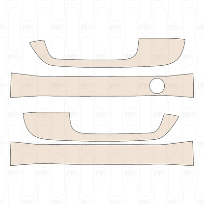 Voorgesneden PPF Ford Super Duty F-250 Super Cab Lariat 2022