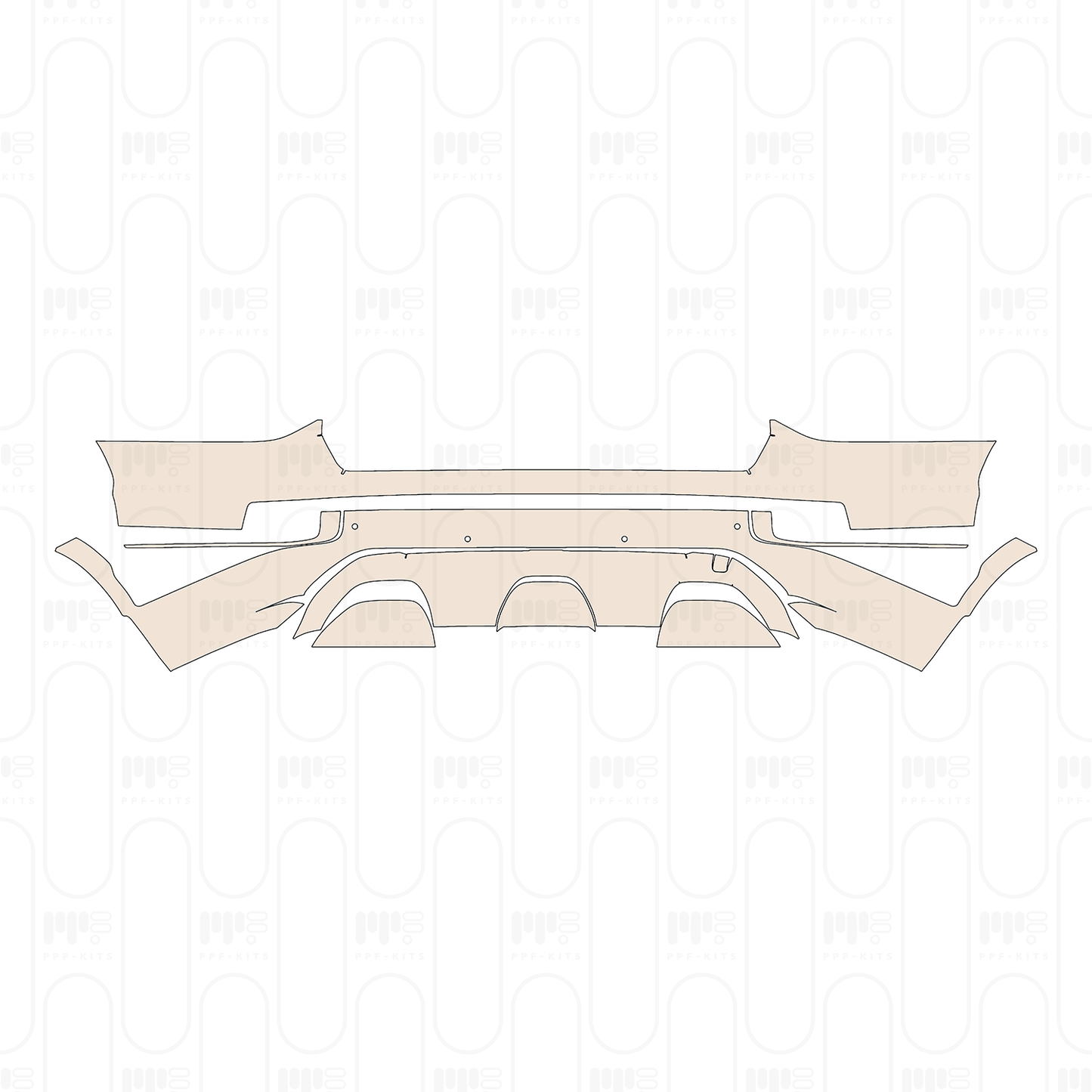 Voorgesneden PPF Hyundai Palisade SEL 2022