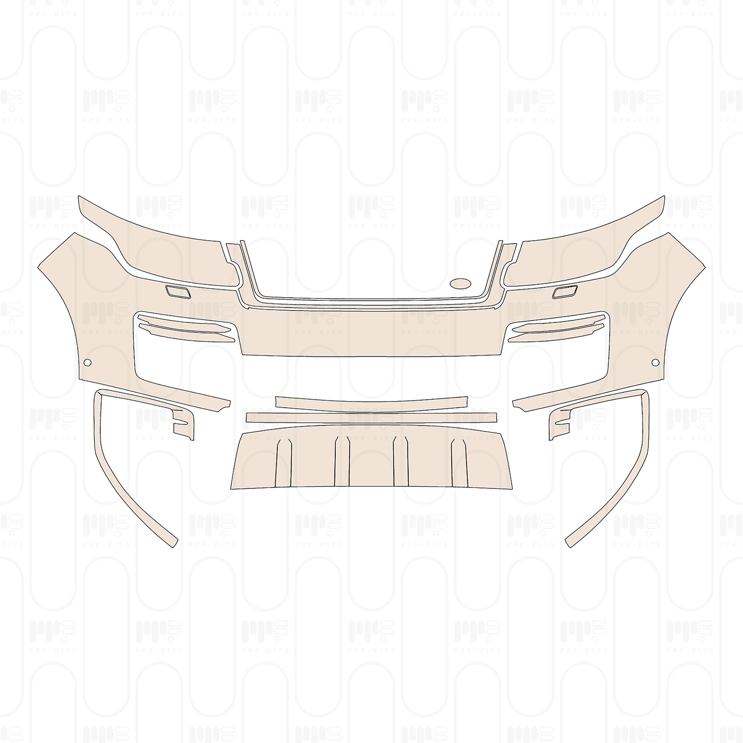 Voorgesneden PPF Land Rover Range Rover Extended Wheelbase SVAutobiography 2022