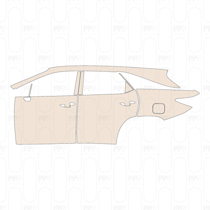 Voorgesneden PPF Lexus RX L (EWB) Base 2022