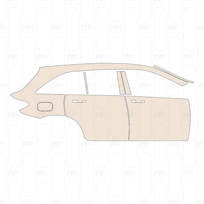 Voorgesneden PPF Mercedes-Benz GLC SUV Extended Wheelbase (GLC L) Base 2022