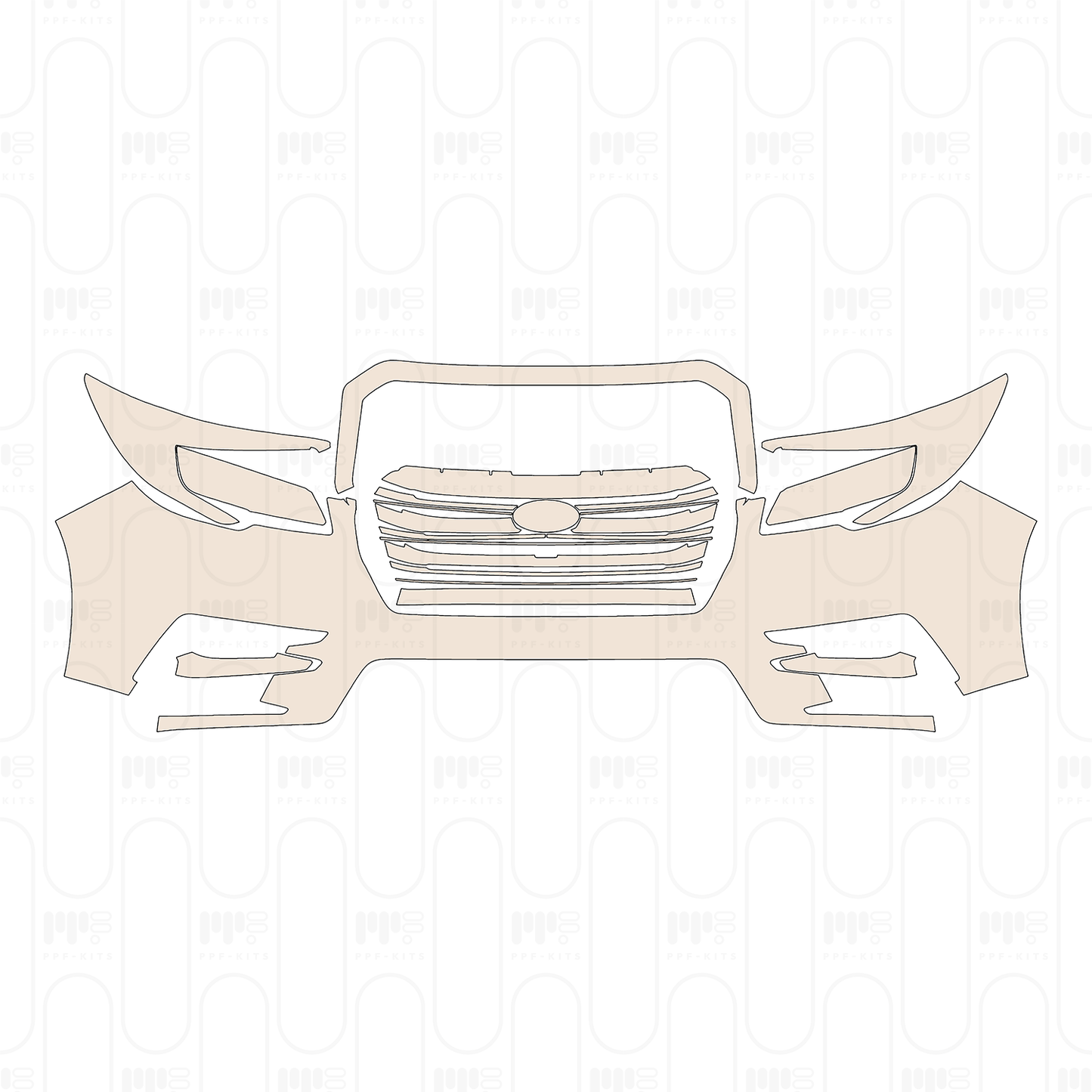 Voorgesneden PPF Subaru Ascent (US) Touring 2022