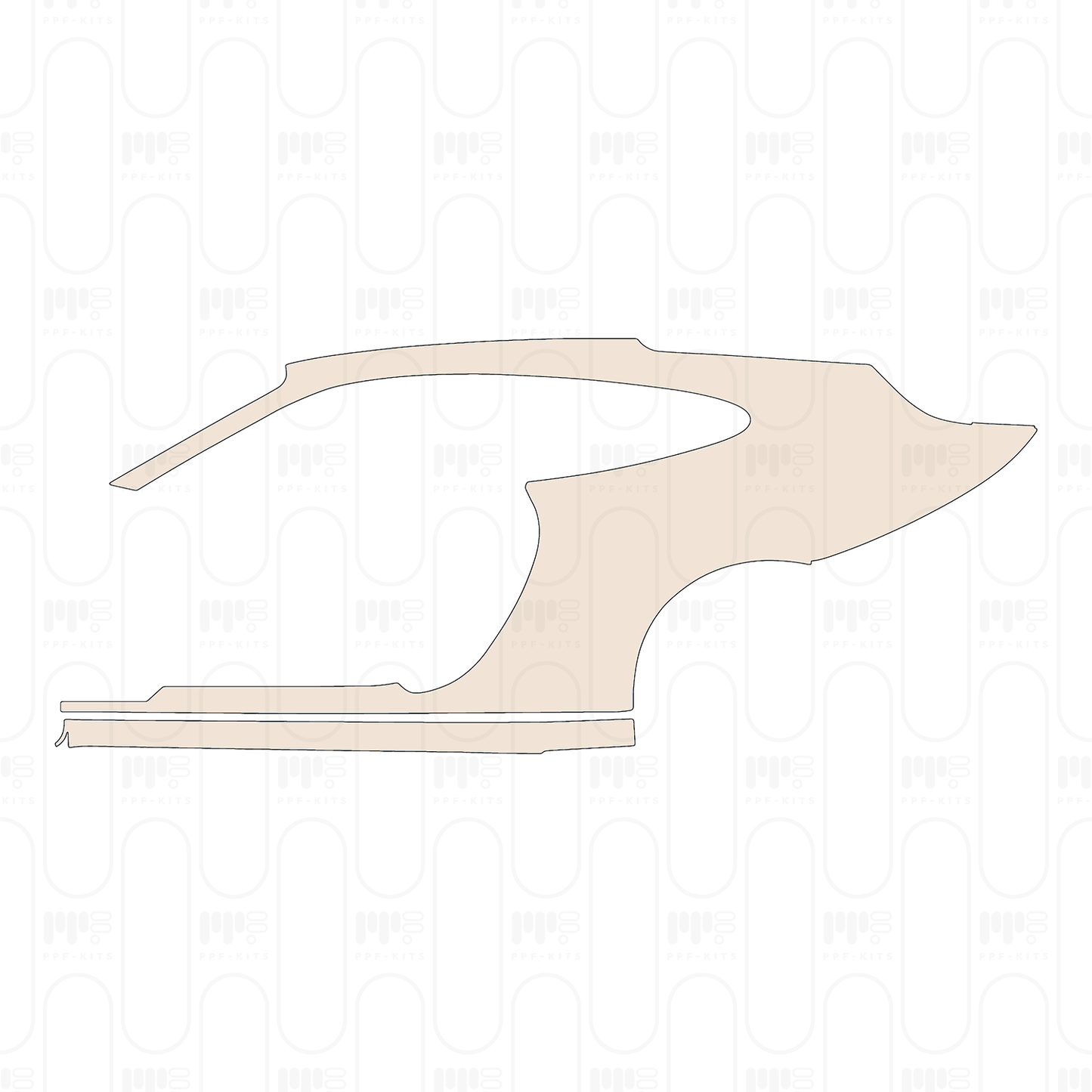 Voorgesneden PPF Porsche 911 Carrera Coupe 2016