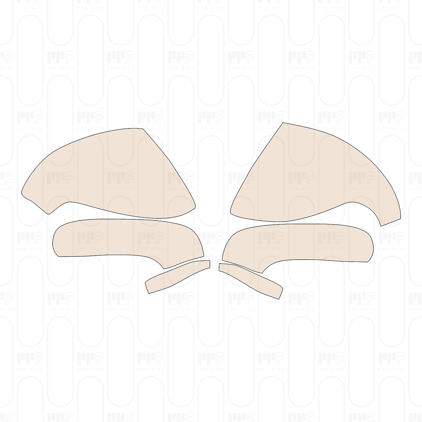 Voorgesneden PPF Porsche 911 Carrera Coupe 2016