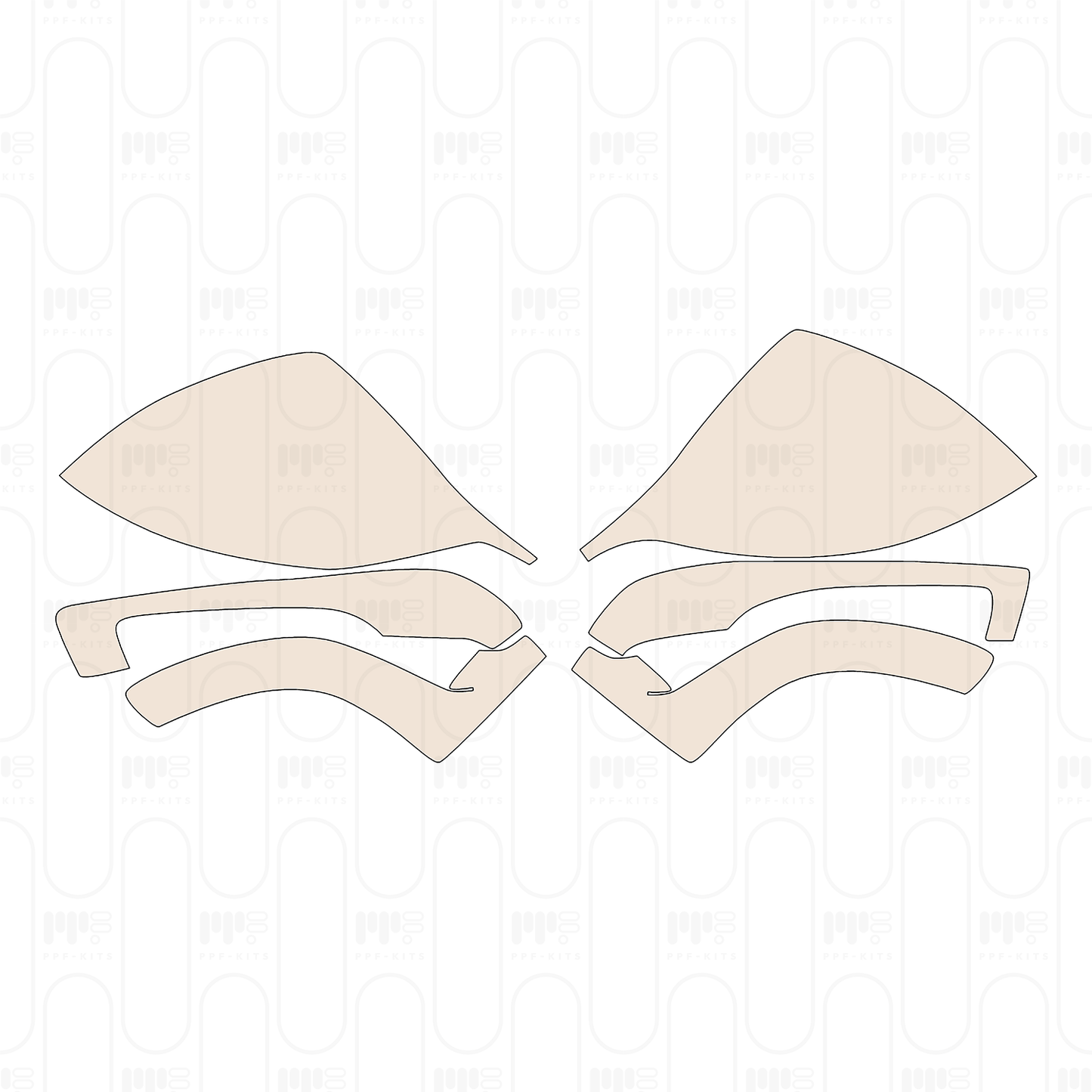 Voorgesneden PPF Porsche 911 Carrera Coupe 2016