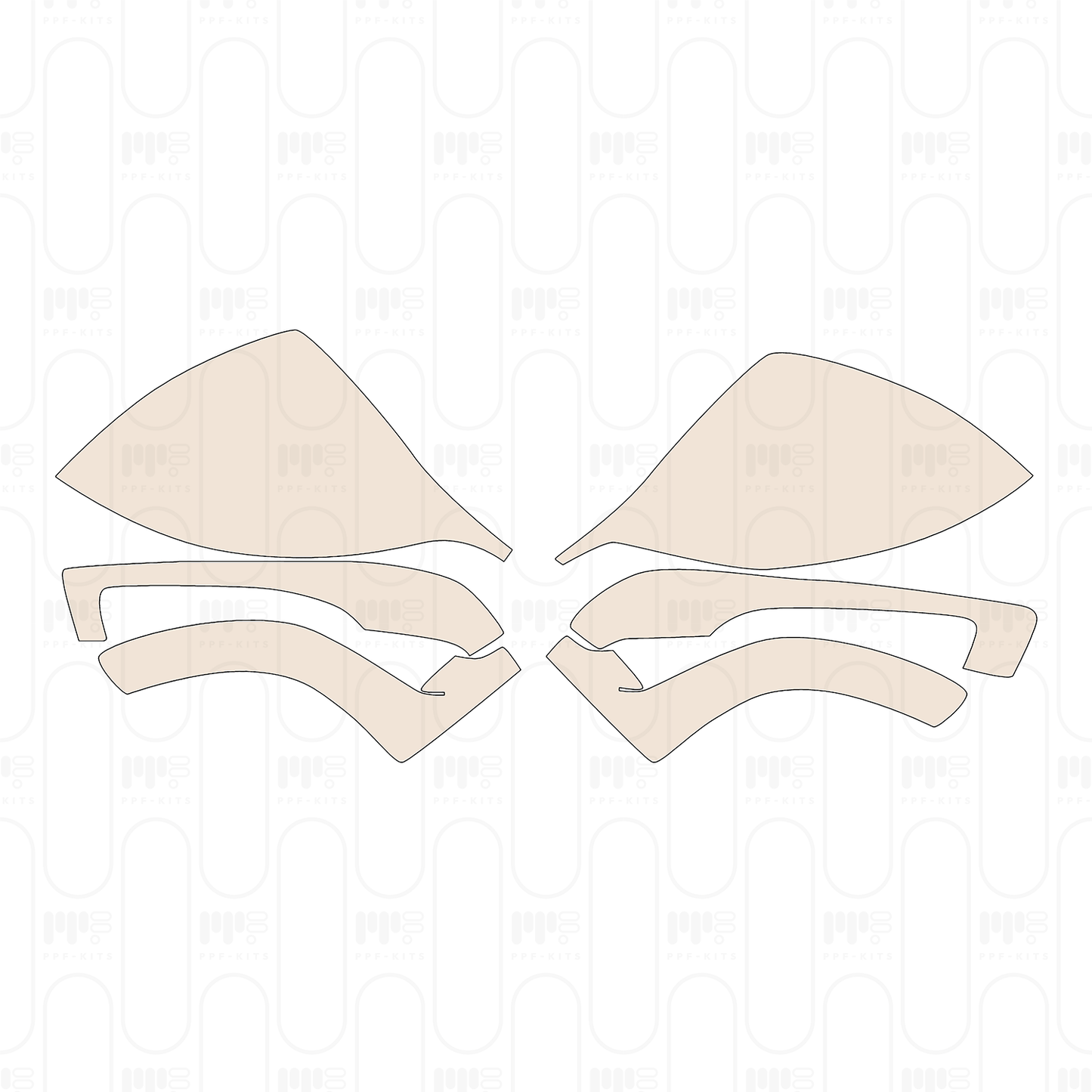 Voorgesneden PPF Porsche 911 Carrera Coupe 2016