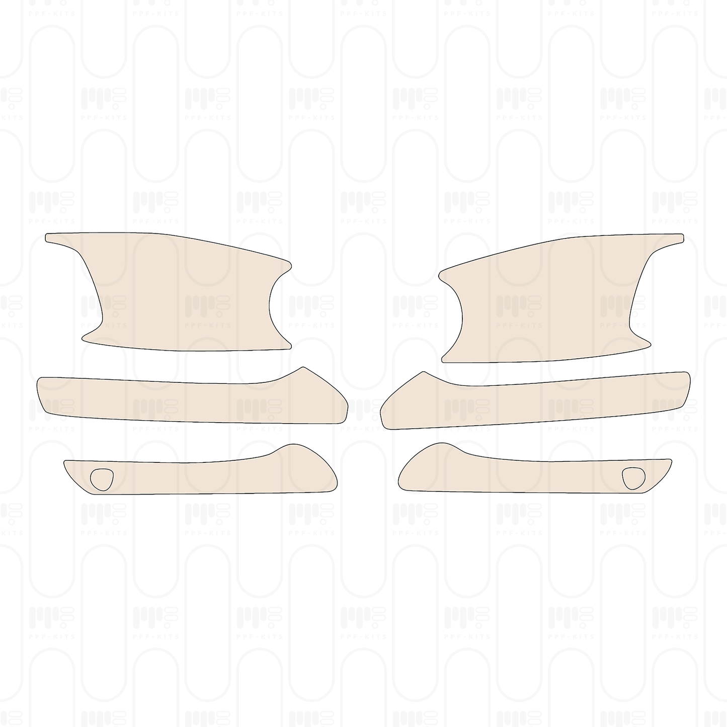 Voorgesneden PPF Porsche 911 Carrera Coupe 2016