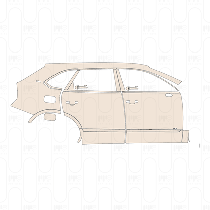 Voorgesneden PPF Bentley Bentayga Standard Wheelbase Base 2021