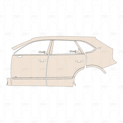 Voorgesneden PPF Bentley Bentayga Standard Wheelbase Base 2021
