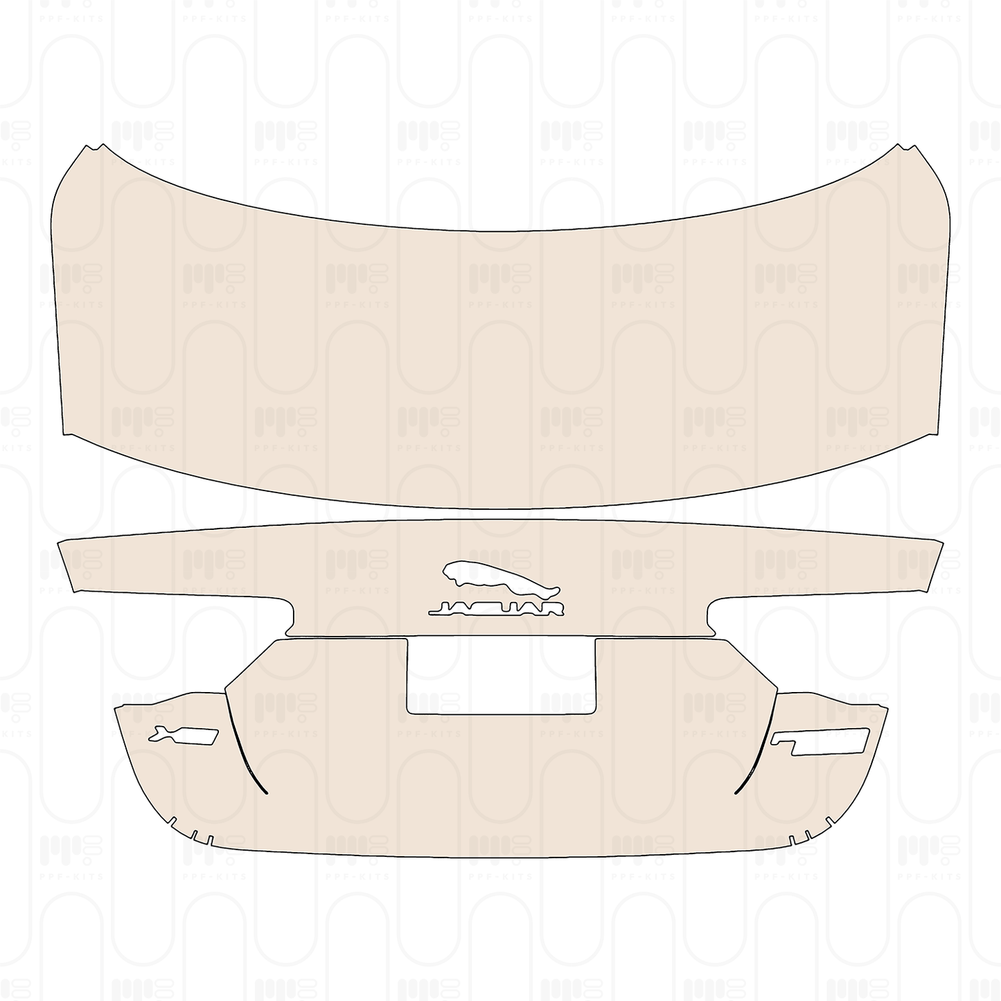 Voorgesneden PPF Jaguar XE (Standard Wheelbase) Base 2020