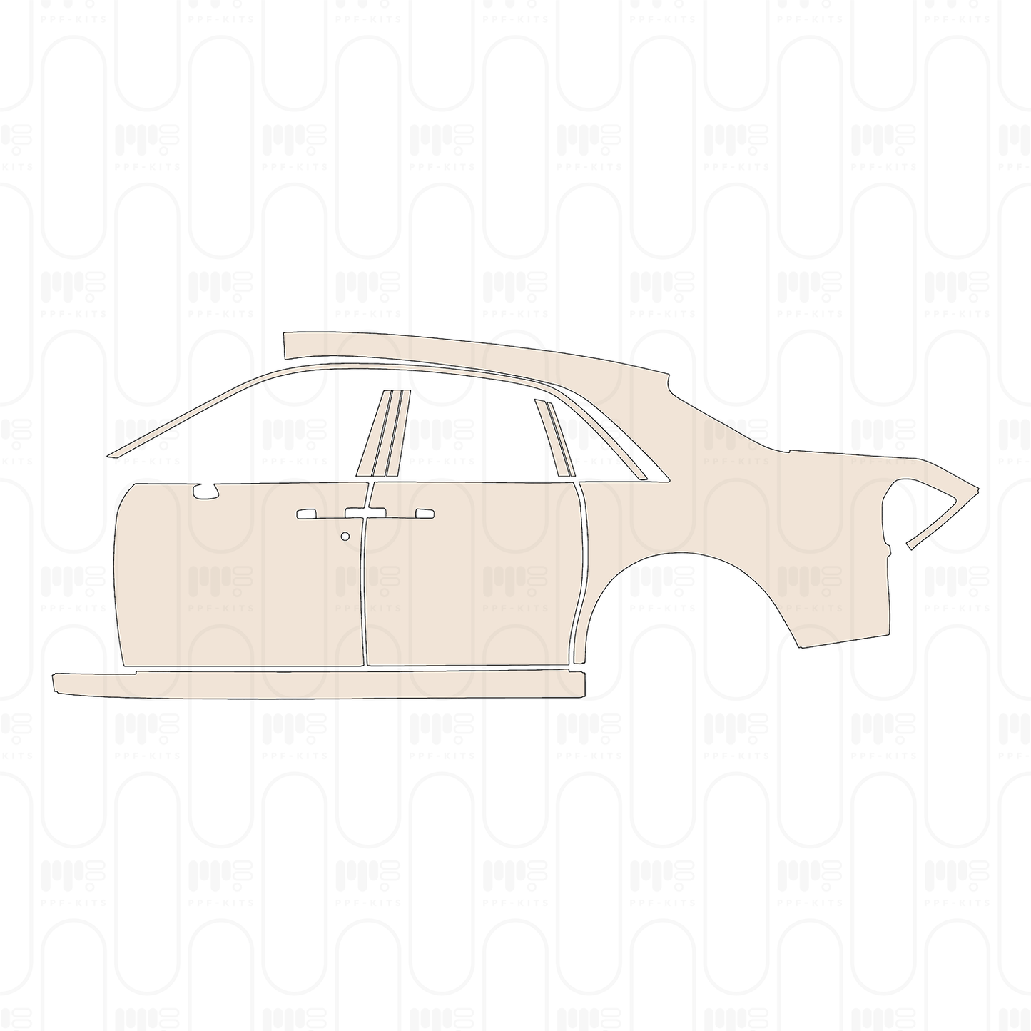 Voorgesneden PPF Rolls-Royce Ghost Series II SWB 2015