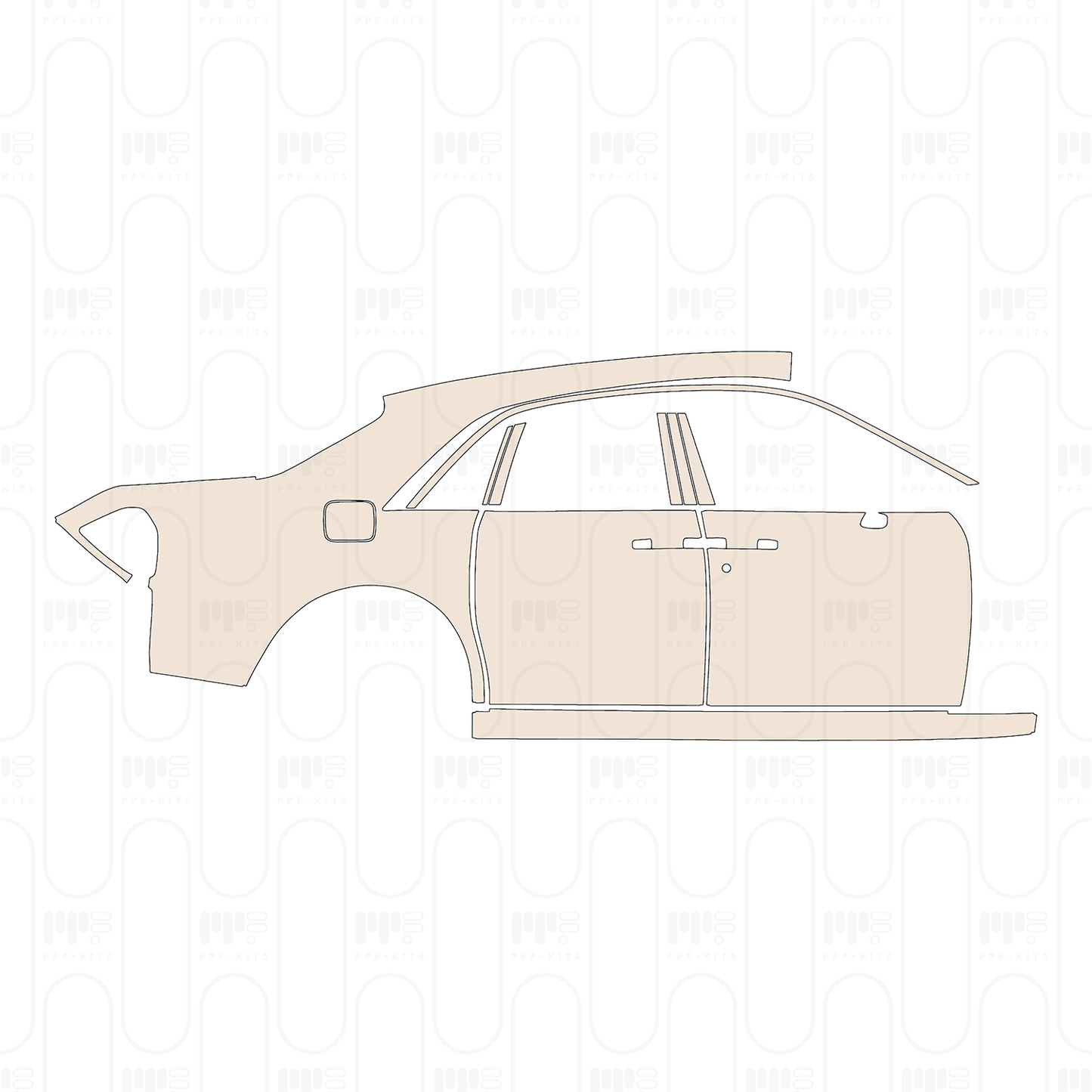 Voorgesneden PPF Rolls-Royce Ghost Series II SWB 2015
