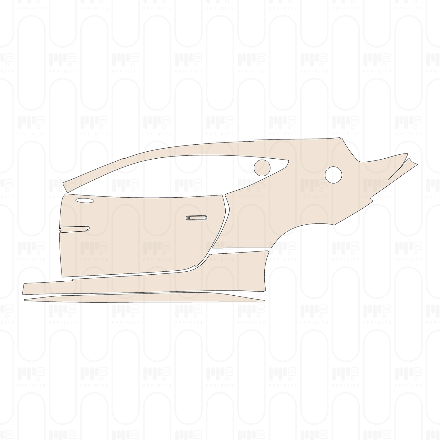 Voorgesneden PPF Aston Martin Vanquish Coupe 2014