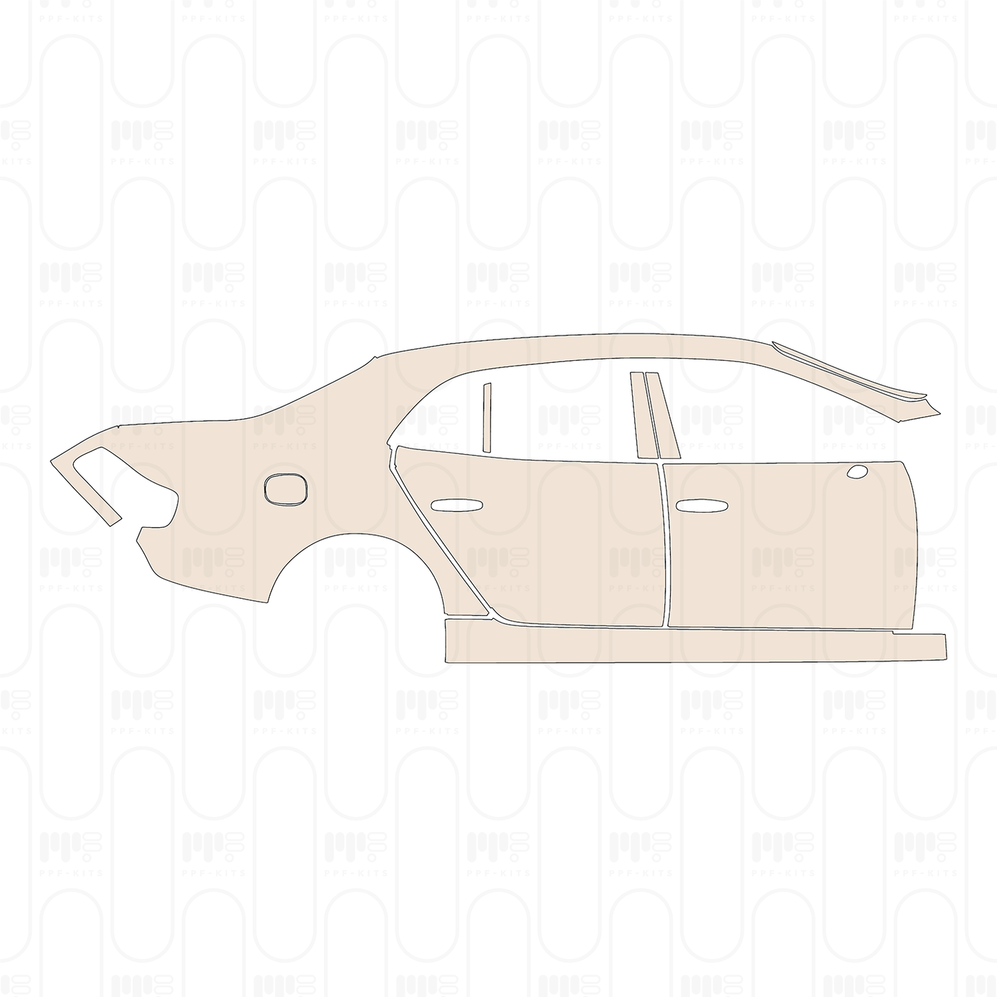 Voorgesneden PPF Bentley Flying Spur W12 2019