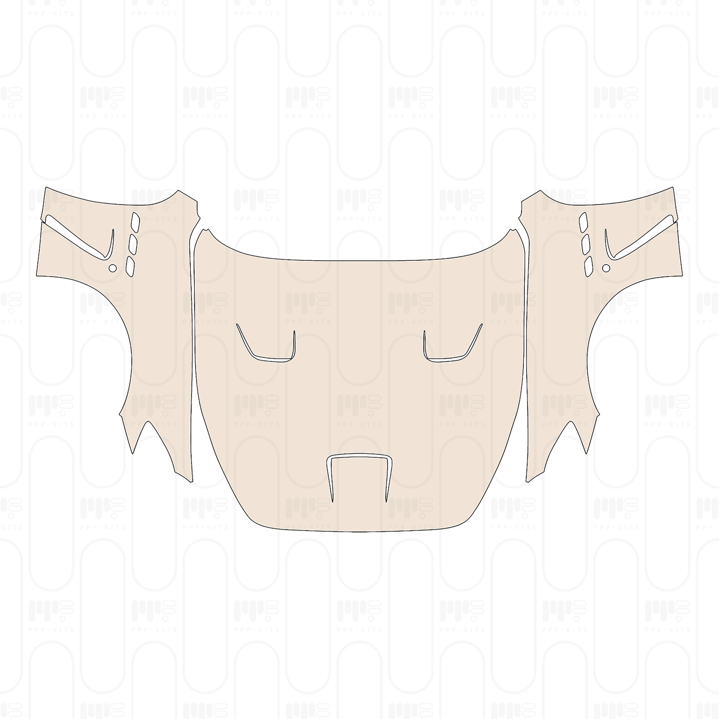 Voorgesneden PPF Maserati GranTurismo MC 2016