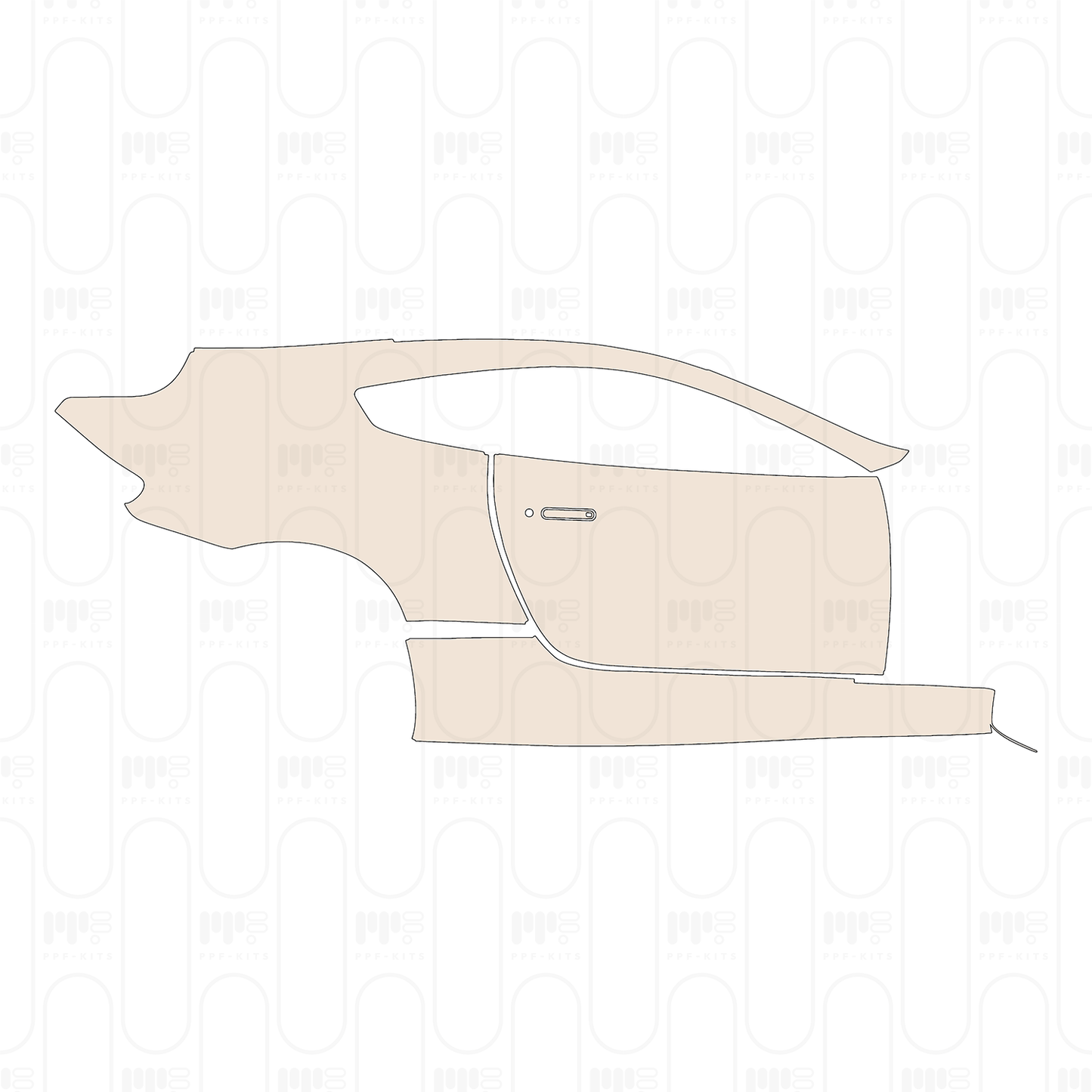 Voorgesneden PPF Aston Martin Vantage V12 Coupe 2011