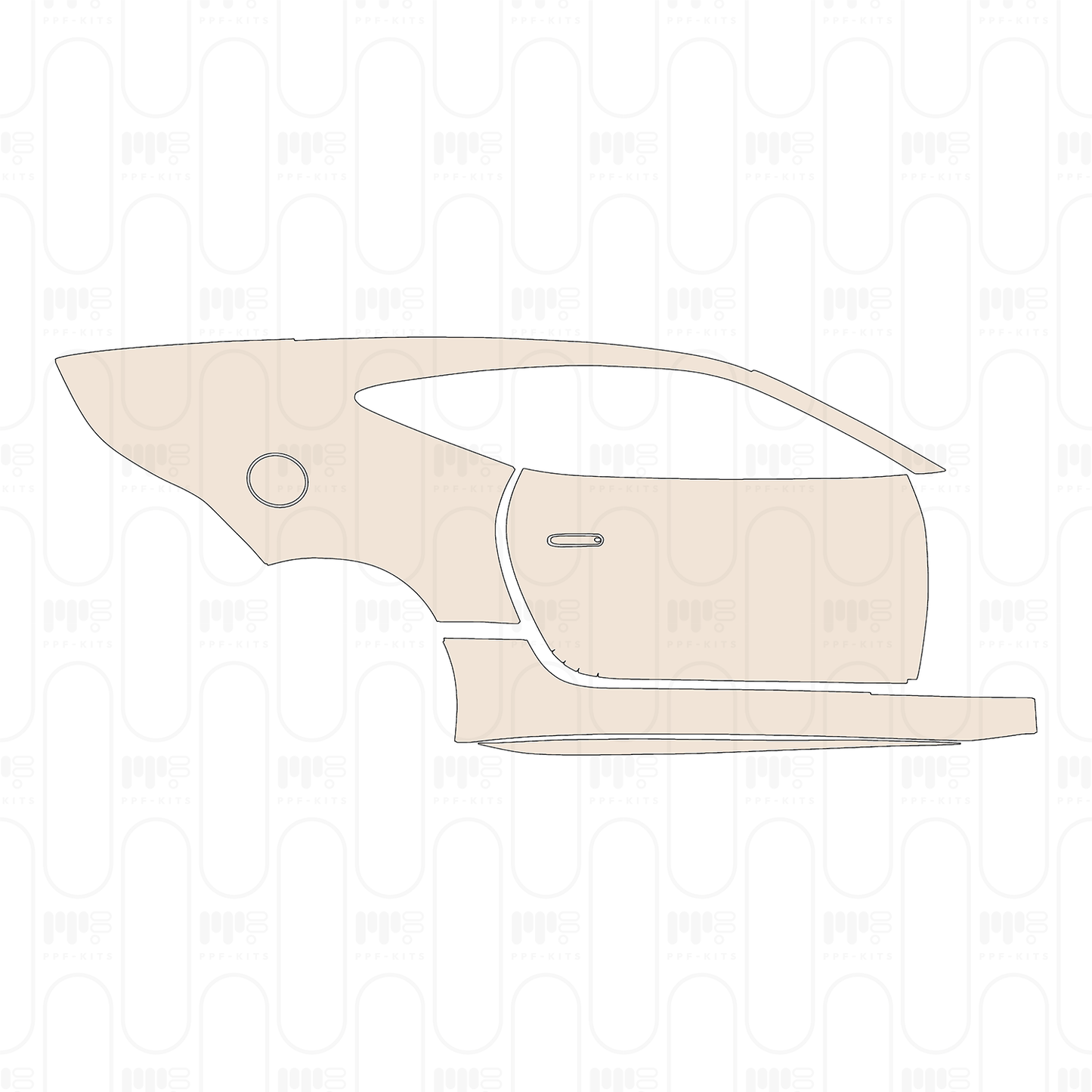 Voorgesneden PPF Jaguar F-Type Base Coupe 2016