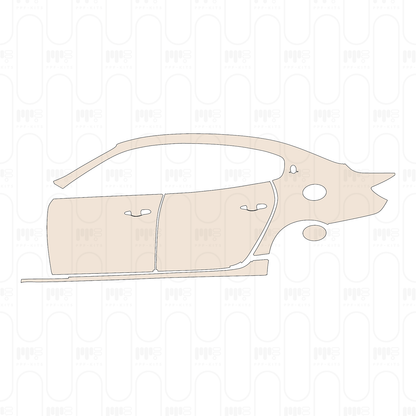 Voorgesneden PPF Maserati Quattroporte Base 2016