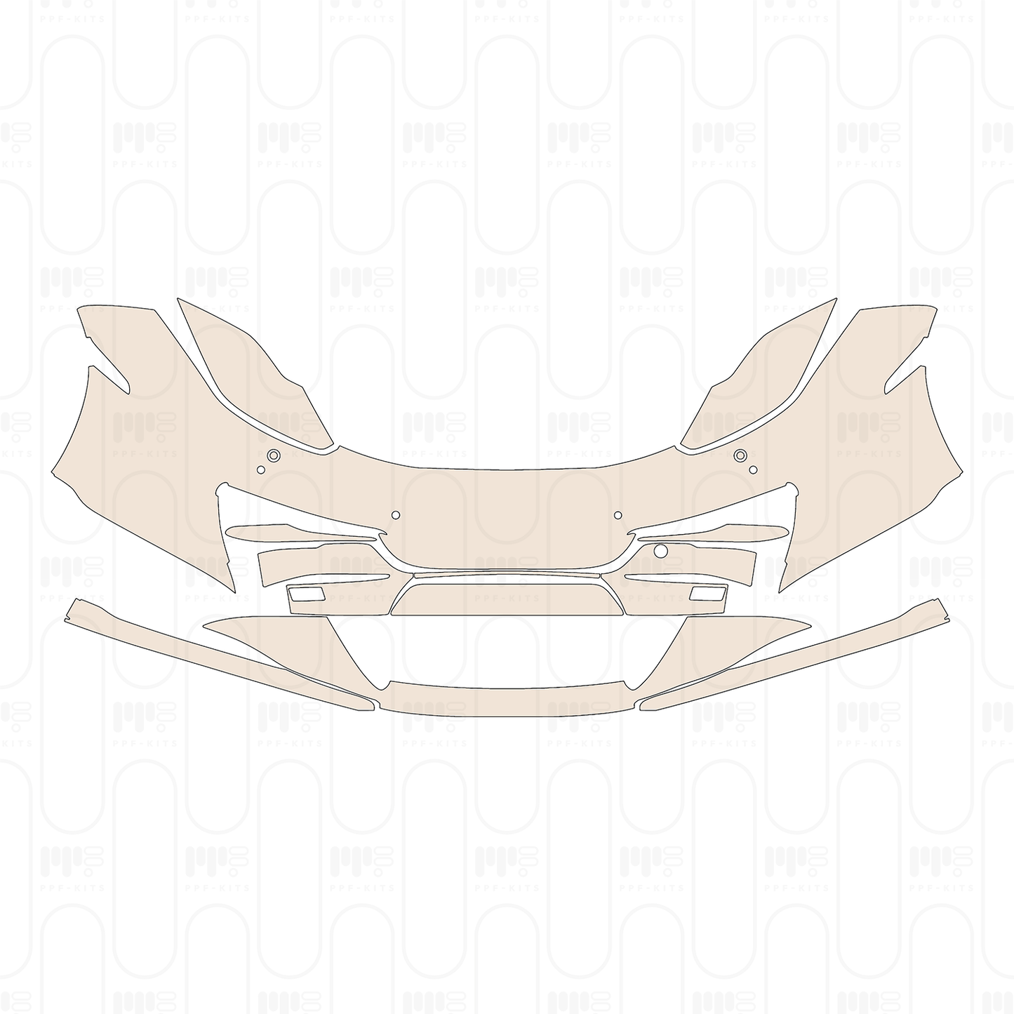 Voorgesneden PPF McLaren MP4-12C Spider 2014