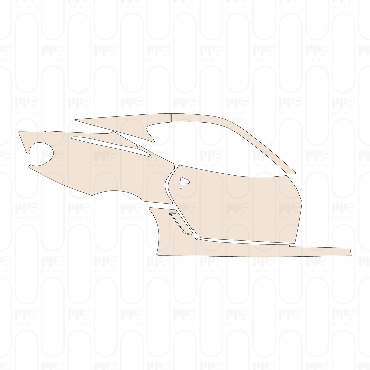 Voorgesneden PPF Ferrari 599 GTB Fiorano 2010