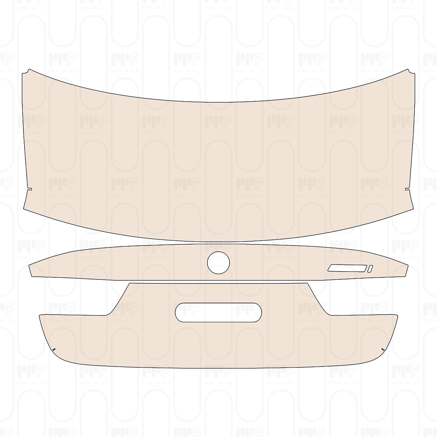 Voorgesneden PPF BMW 3 Series Sedan Sport Line Standard Wheelbase 2026