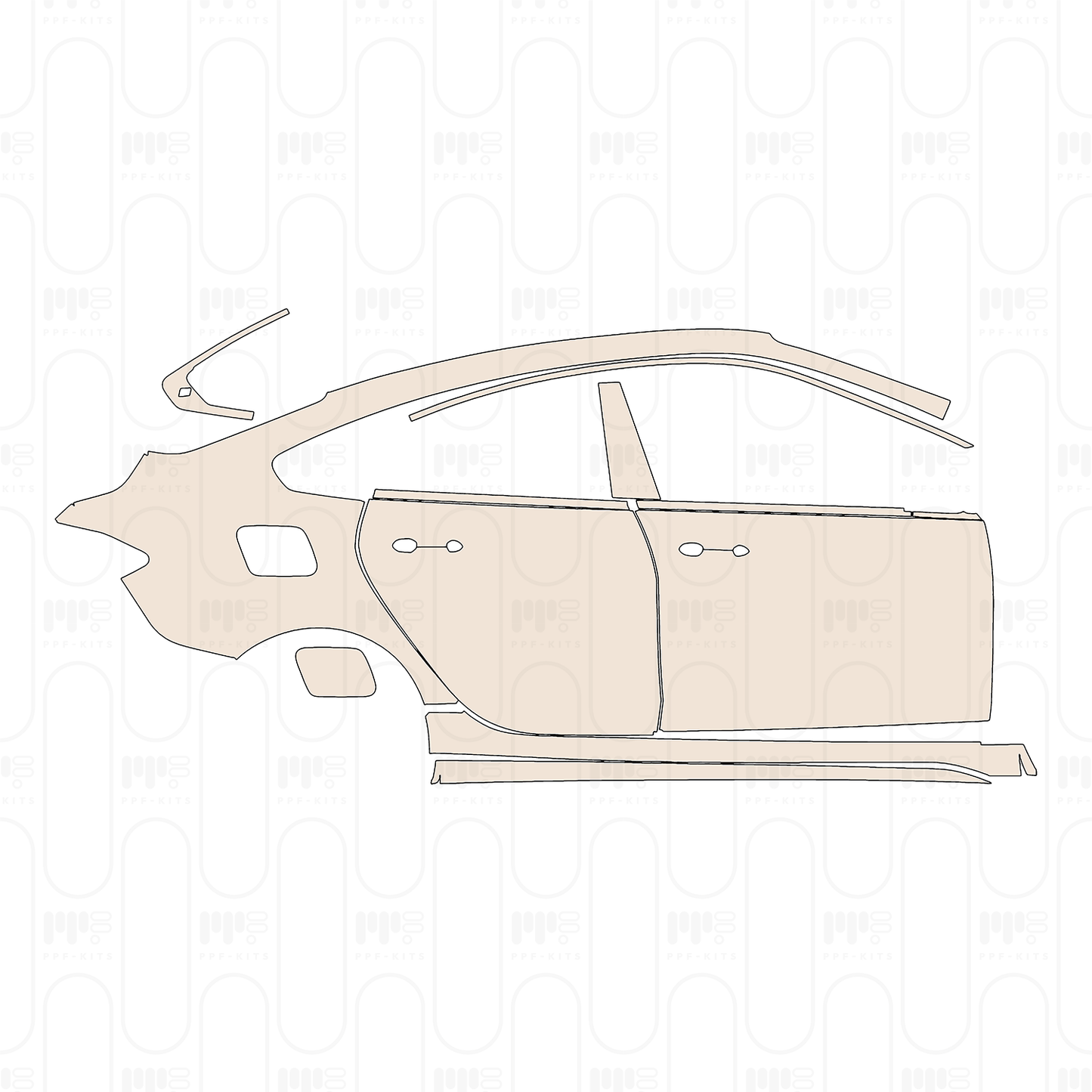Voorgesneden PPF BMW 2 Series Gran Coupe (Standard Wheelbase) Msport 2026