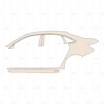 Voorgesneden PPF Audi A3 Sedan S3 2025