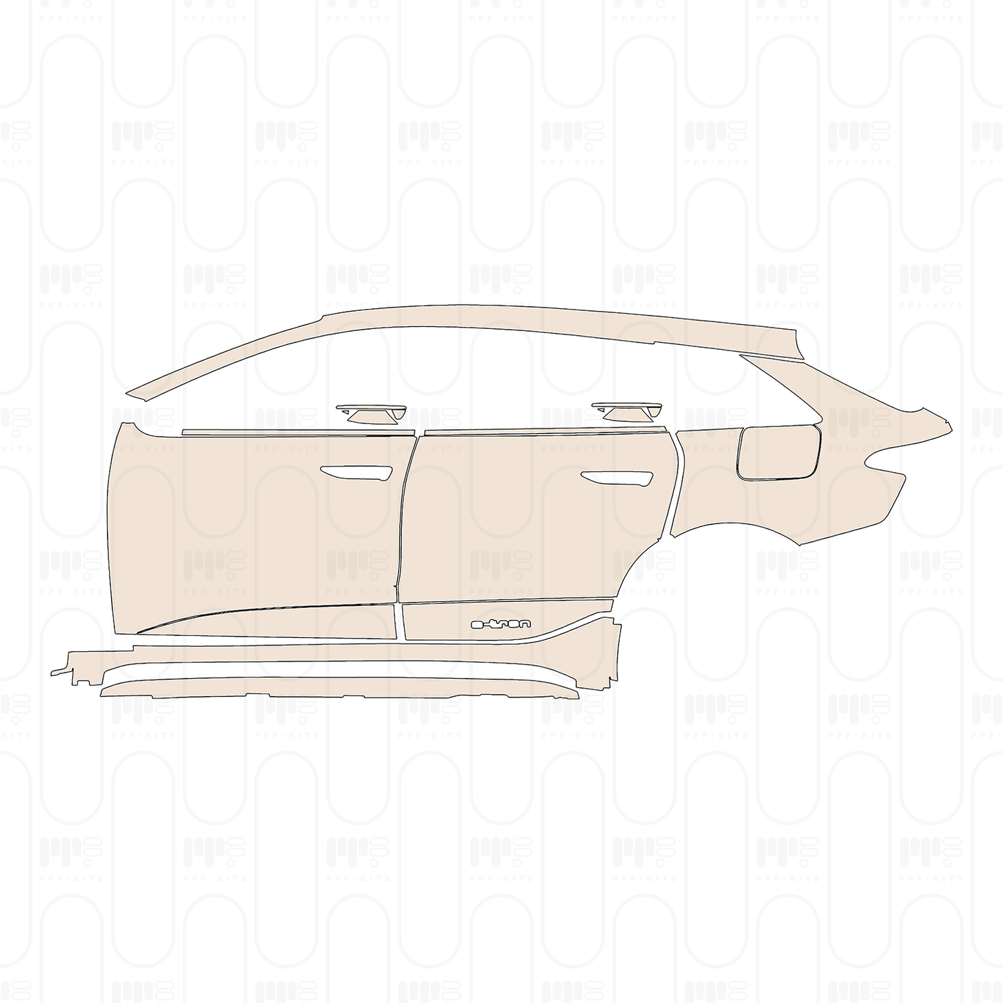 Voorgesneden PPF Audi A6 e-tron S6 Avant e-tron 2025